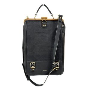 Laflore Paris Bobobark Convertible Backpack Purse Black Cork Vegan Handbag